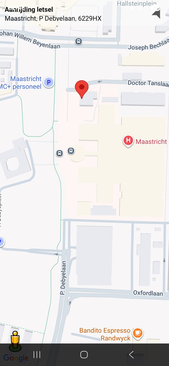 Aanrijding met letsel op P. Debyelaan in Maastricht