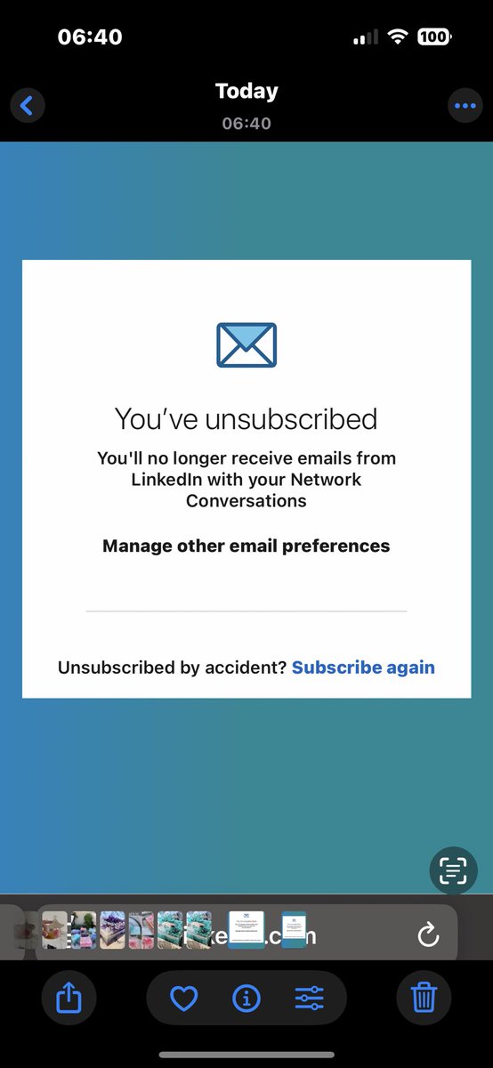 Baby_K_2011's tweet photo. @LinkedInHelp  I have unsubscribed multiple times and asked to stop getting emails but - still get them, daily. https://t.co/c0aX5WWl8a
