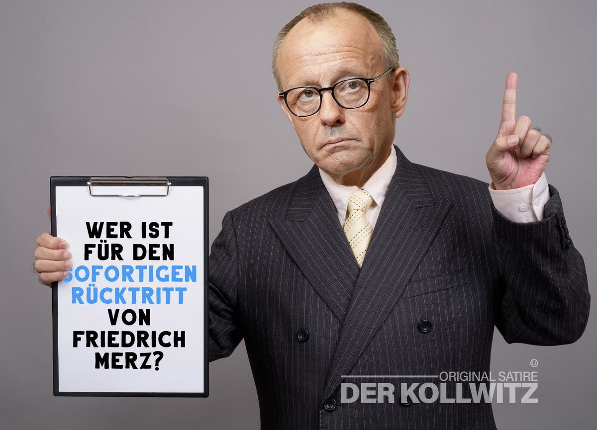 Kleine Umfrage: Wer ist für den sofortigen Rücktritt von Friedrich Merz?