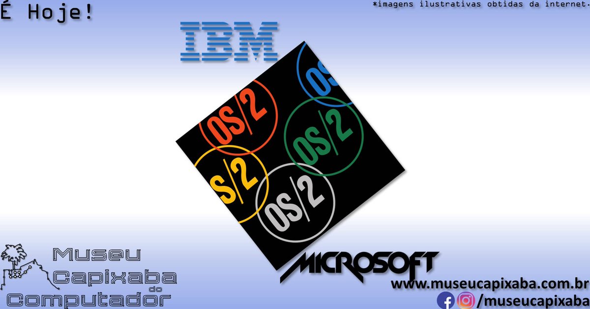 museucapixaba's tweet photo. É hoje! O sistema IBM OS/2 de 1987.

+em https://t.co/qQWMRz4dXv

#MuseuCapixaba #mcc #éhoje #museu #retro #geek #tecnologia #Capixaba #ES #OnThisDay #IBM #OperatingSystem2 #OS2 #OS2Warp #IBMPC #PCDOS #PS2 #Microsoft #MSDOS #Windows #Multitarefa #Multitasking #SistemaOperacional https://t.co/sowvHb26p1