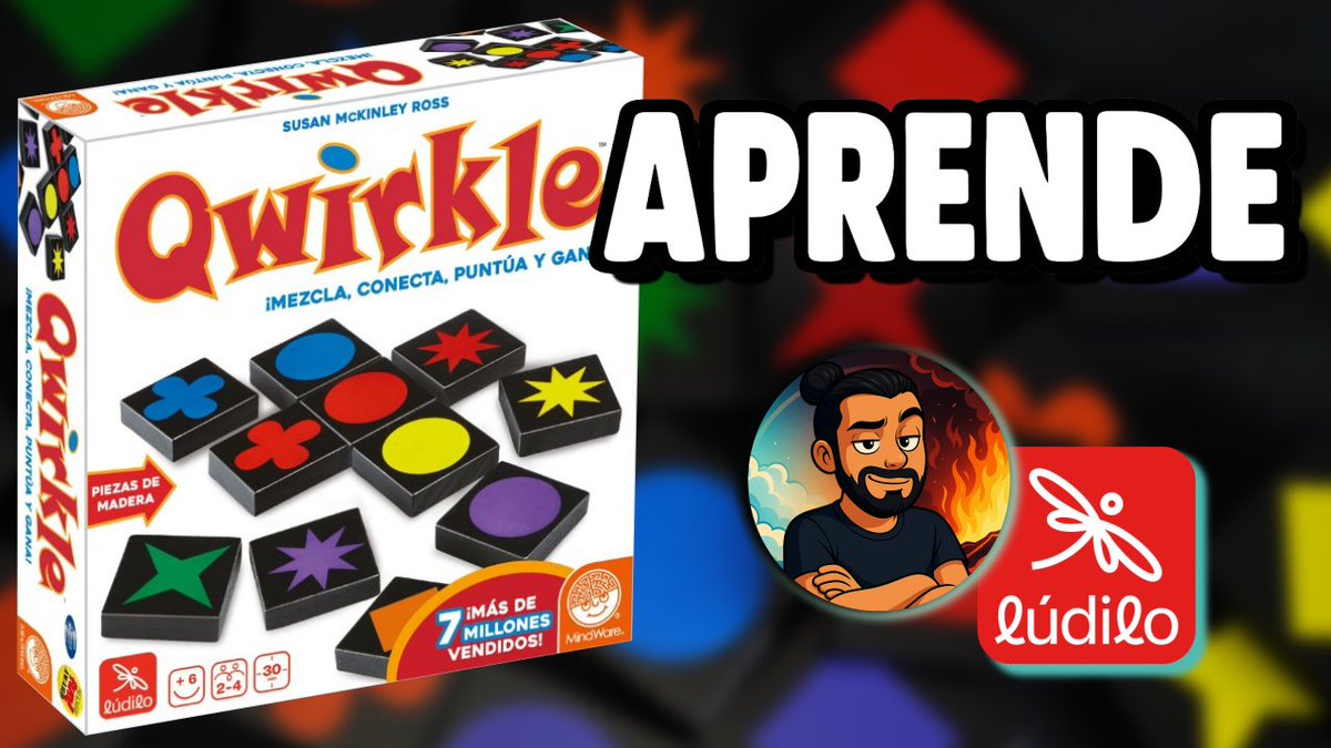 Aprende a jugar a Qwirkle, un clásico familiar para estas navidades. Lo trae <a href="/LudiloJuegos/">Lúdilo</a> en castellano.

youtu.be/PLMHm3KYZ_k