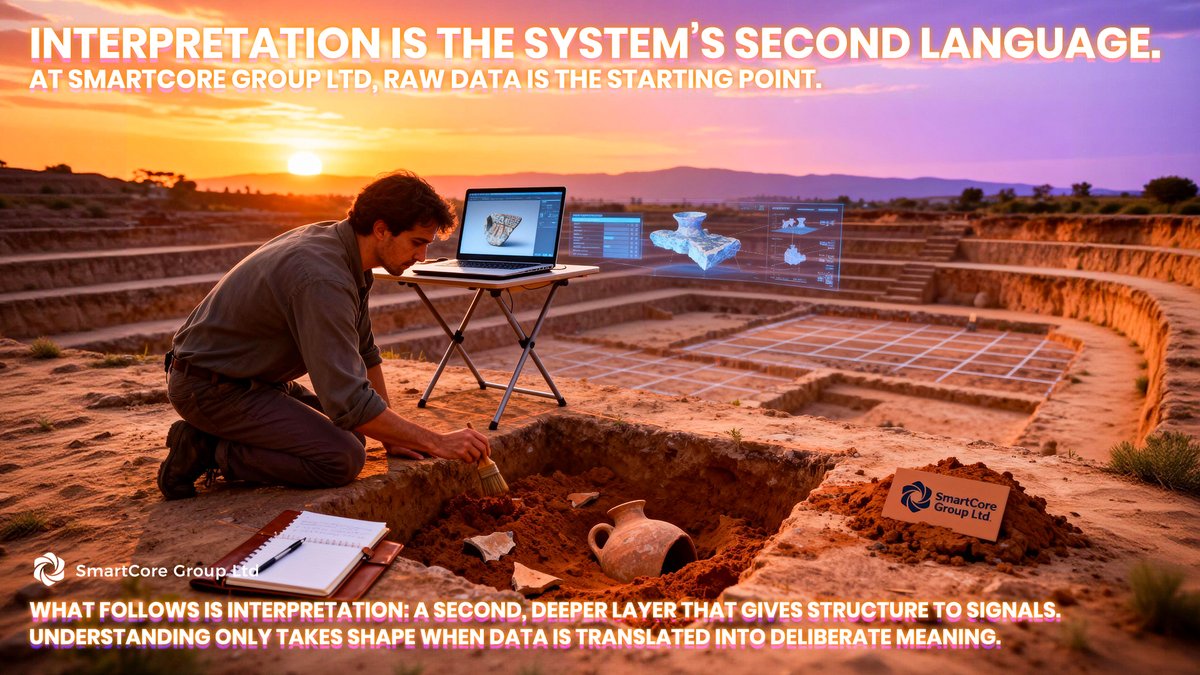 SmartCore_Group's tweet image. 🌐 At SCG, data is just the beginning, interpretation gives it voice.
📊 We turn system output into meaningful direction.
⚙️ Systems speak. We make sure they’re understood.
💡 Clarity is what structure makes visible.

#SmartCoreGroupLtd #InterpretationMatters #SystemUnderstanding