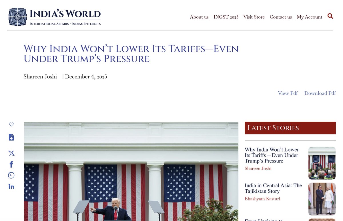 India's World tweet media