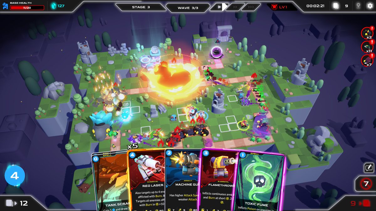 Mini Tank Mayhem 🪖 🃏| Tanks alot for Wishlist tweet media