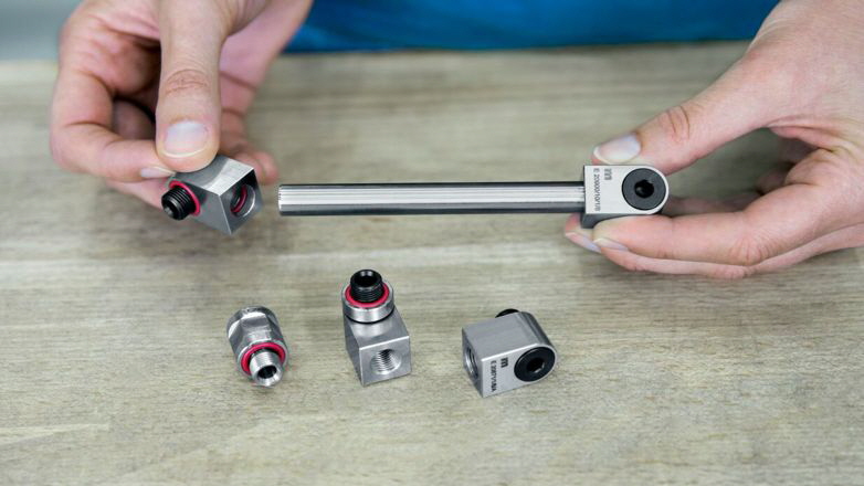 Meusburger Georg GmbH &amp; Co KG: Zuverlässige Temperierung im Formenbau: Meusburger präsentiert durchflussoptimierte Winkelanschlüsse kunststoff-schweiz.odoo.com/r/ZI0