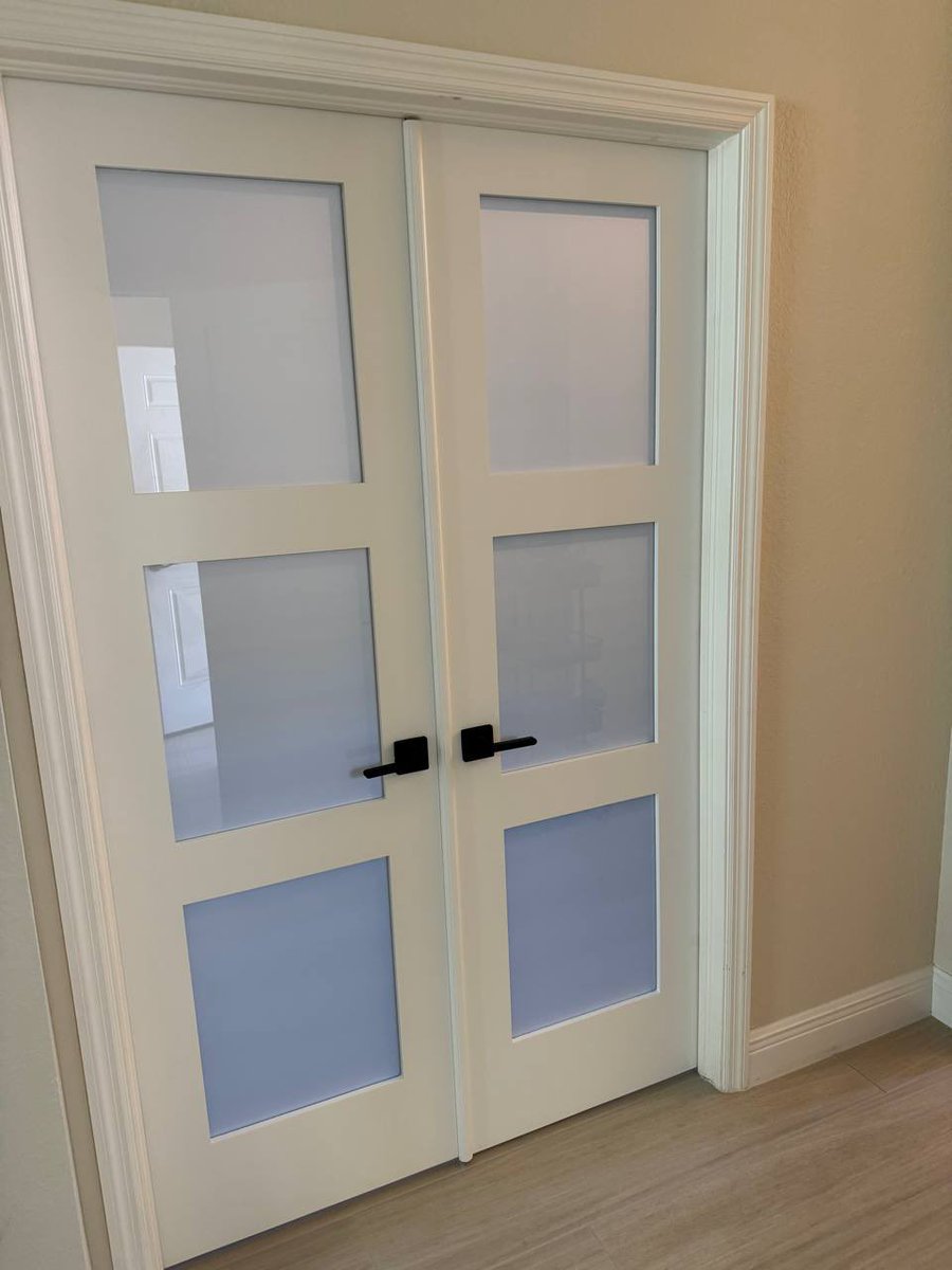 JerCres's tweet photo. @rohindhar We sell &amp; install interior residential doors.  The change to new, solid doors with great hardware is worthwhile &amp; updates the feel &amp; look of the entire home substantially https://t.co/BddIjTGcjw
