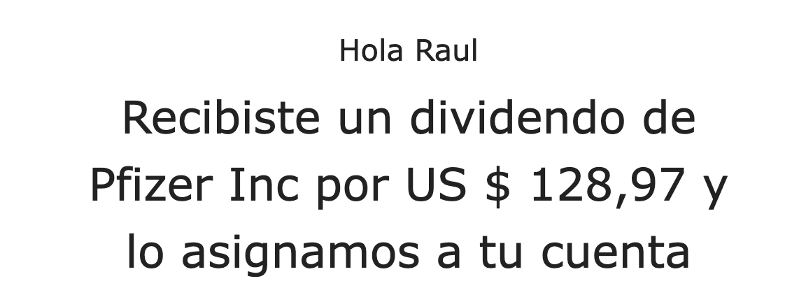 Lllegaron mis primeros dividendos de #Pfizer 🥳. Hace poco empece a invertir en esta empresa del mercado de ee.uu. para diversificar un poco y porque está a mi opinión muy barata y es una sólida empresa.
$PFE reparte dividendos trimestralmente y llevas varias décadas repartiendo
