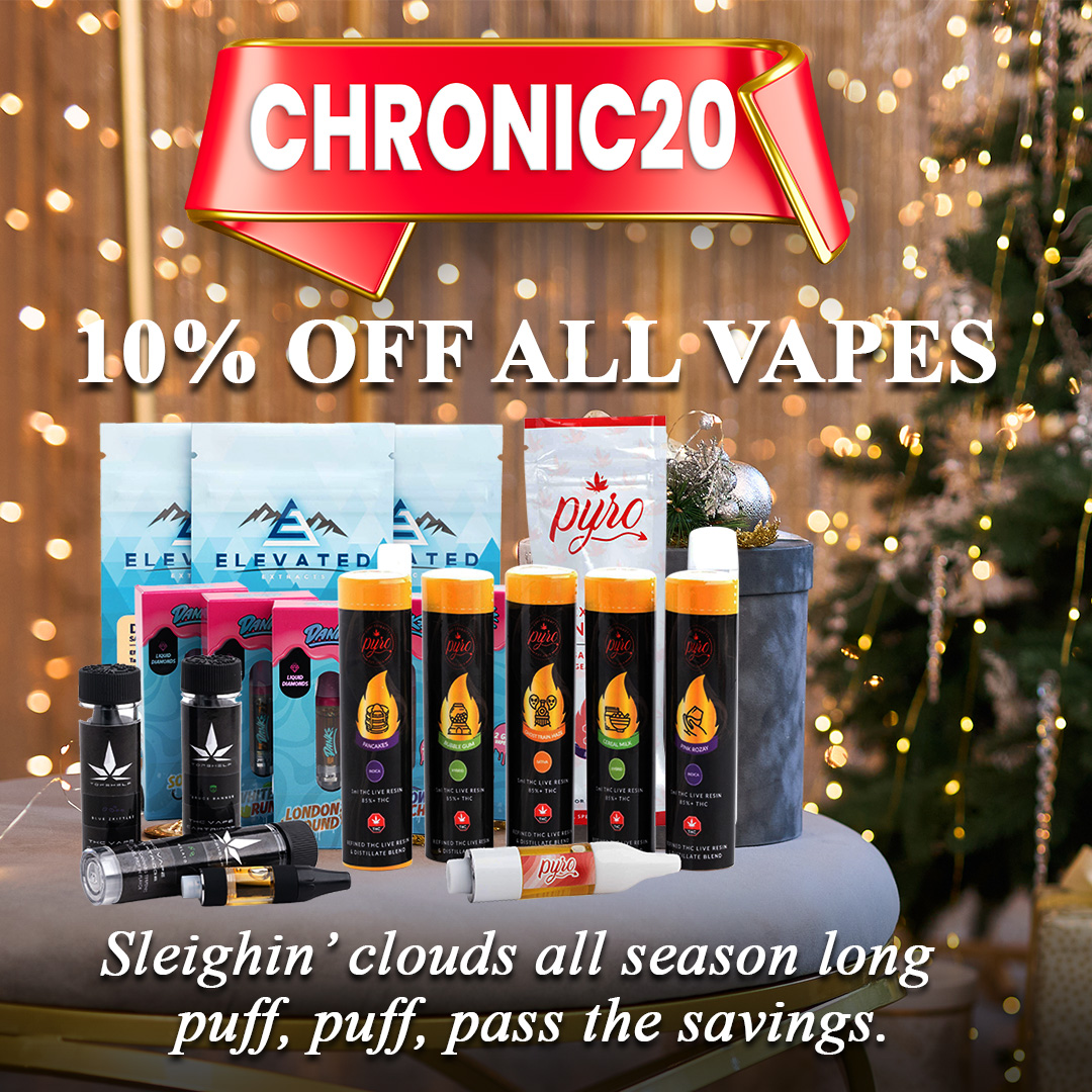 HerbApproach's tweet image. Stashmas is HERE.
We’re talking gifts, grams, giveaways, and clouds all wrapped up just how you like it:
💨 BLAZE15
🧊 CHRONIC20 
🎁 KUSHTREE – Free mystery Xmas gift on $150+
🎅 STASHCLAUS – $25 OFF 
👇 Tag your sesh crew,
#Stashmas #HerbApproach #420Santa  #HighHolidays