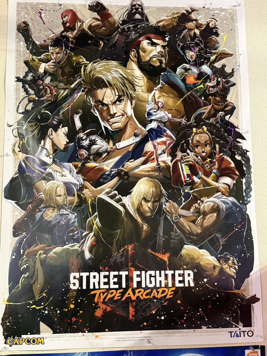 ストリートファイター6 TYPE アーケードのポスターです。