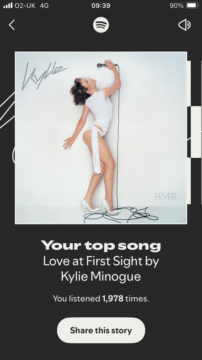 PaulKvet's tweet photo. Love you @kylieminogue ☺️🎶💕#SpotifyWrapped #GlobalFan #Lover https://t.co/76R3KJaLZJ
