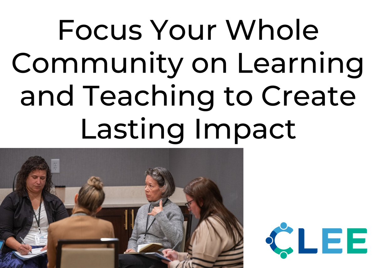 PLANS brings school leaders, staff, students and families together to dream big, examine data, identify root causes of their challenges, and develop actionable strategies that strengthen teaching, learning, and student experience. 

clee.org/news/clee-news…