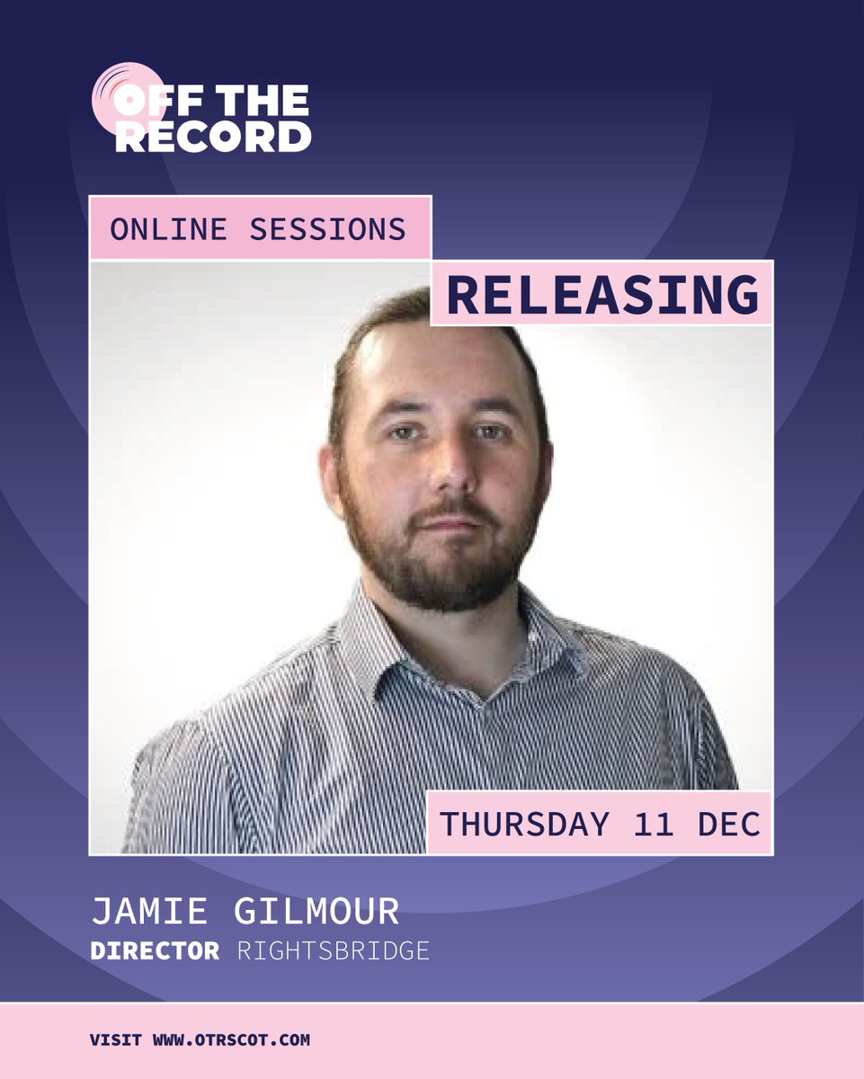 We're excited to be part of this brilliant event supporting emerging artists, a week today. 👏

For 16-25 y/olds, planning their first release. Join us for practical tips, release strategies and a chance to connect with fellow creatives.

Free 🎟️ otrscot.com/online-event-r…