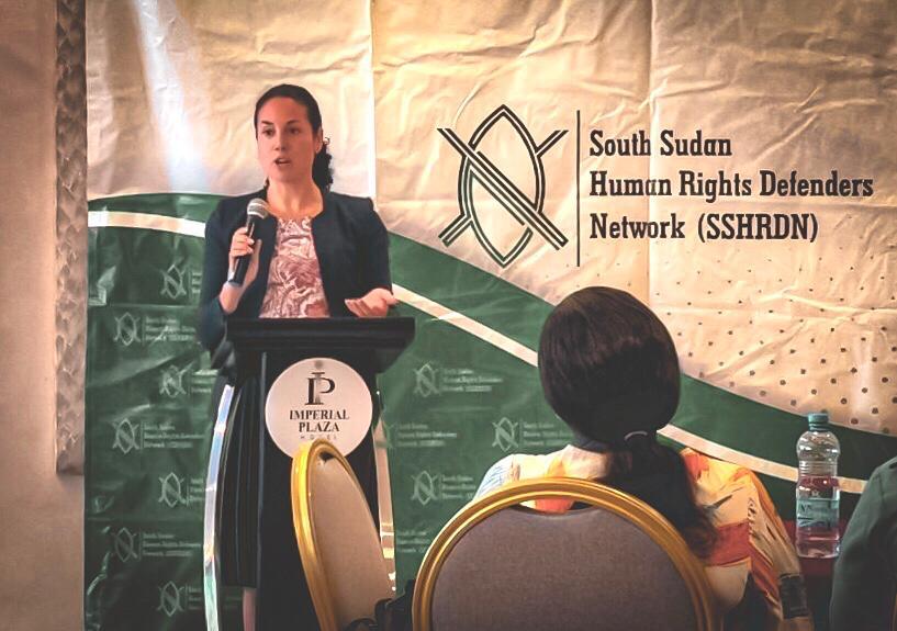 CanSouthSudan's tweet image. On December 2, the Canadian Embassy joined its Canada Fund partner @sshrdNetwork in Juba to mark International Women’s Human Rights Defenders Day and celebrate women’s courage and resilience. Canada stands with women defending human rights and working for a future free from…