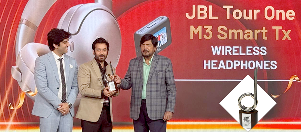HarmanIndia's tweet photo. Delighted to share that JBL Tour One M3 with Smart-TX has won the Digit Zero1 Awards 2025 Edition in the Wireless Headphones category. https://t.co/xa1zk3Xiyg
