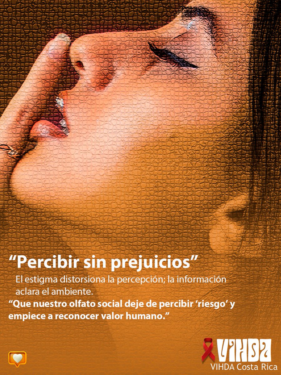 VIHDACR's tweet photo. 👃OLFATO — “Percibir sin prejuicios”
El estigma distorsiona la percepción; la información aclara el ambiente.
“Que nuestro olfato social deje de percibir ‘riesgo’ y empiece a reconocer valor humano.”
#vihdacr 🧡 https://t.co/swEAm7qyXb