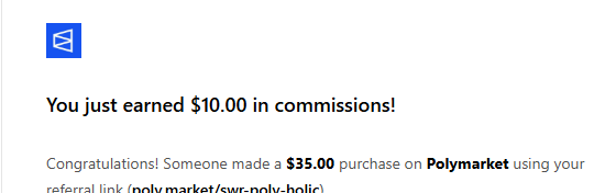 Got it, thanks 😍😍  <a href="/Polymarket/">Polymarket</a>