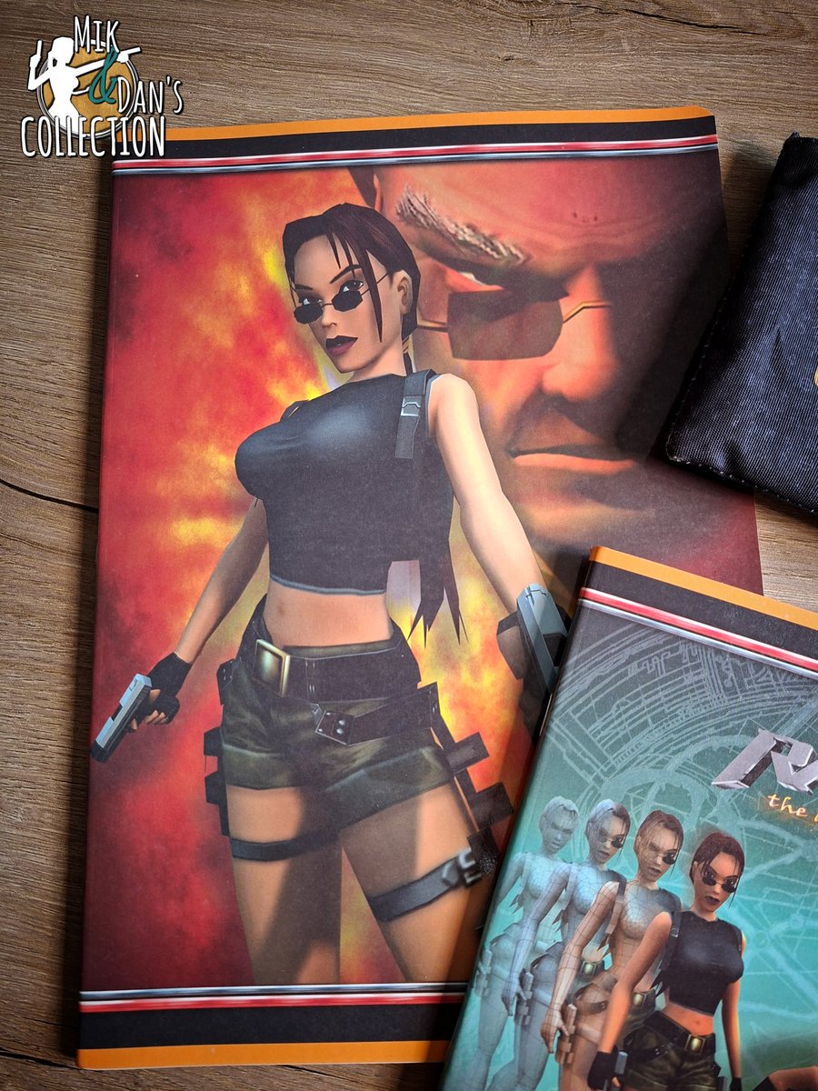 CollectionMik's tweet image. 🇬🇧/🇺🇸 2 Tomb Raider notebooks sold in Italy as part of the TR6 promotion. We would have loved to have had them for school back then, and you?

#laracroft #tombraider @tombraider #tombraidercollection