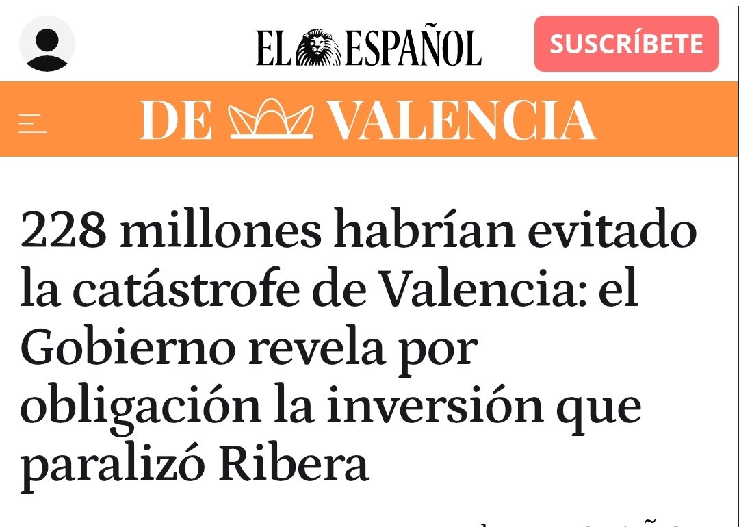 228 millones habrían evitado la catástrofe de Valencia. 
228 millones hemos enviado a Egipto