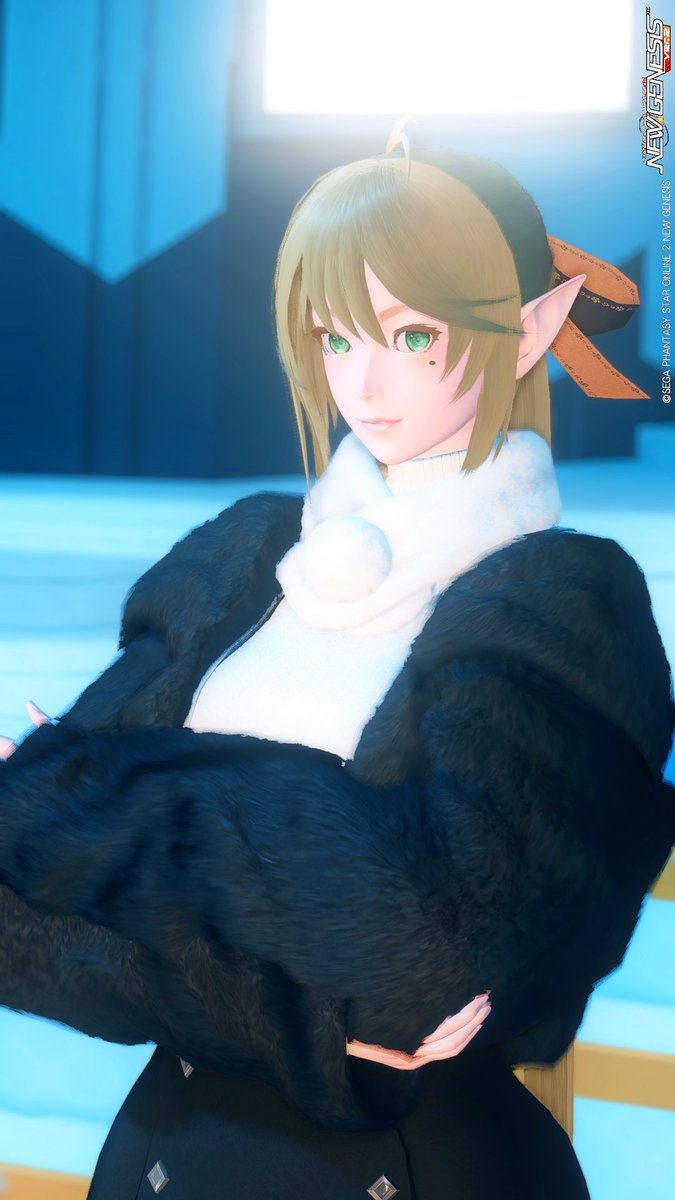 #PSO2NGS 
(˘ω˘) お久しぶりです。
生活の変化でゲームの時間が少なくなってきております。
お外は本格的に冬らしい寒さになってきたので、
体調にはお気を付けくださいませ。

どうか良きNGSライフを過ごせますことを。