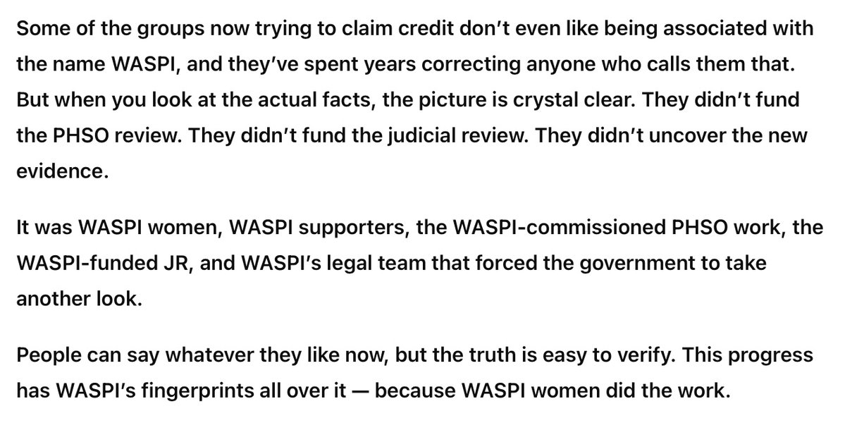 #waspi #50swomen #waspiswin #waspijustice