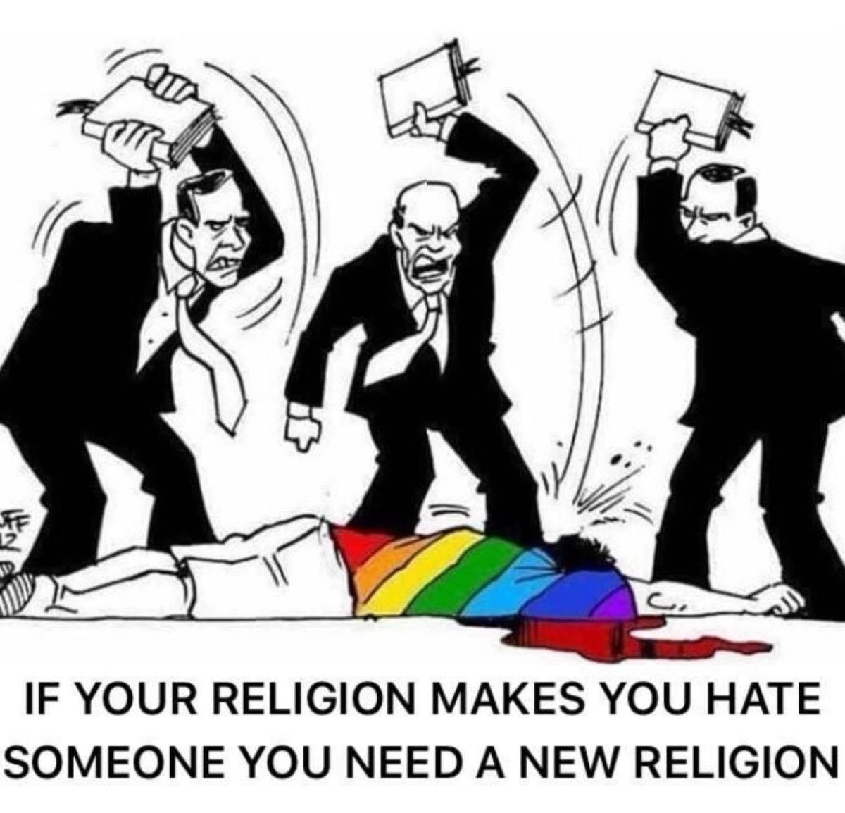 Maximumatheist's tweet image. Christians are not very nice people.