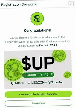 luhan's tweet photo. 🔈 $UP $COOKIE Dual Airdrop Eligibility Live…💵 Claim window dropping tonight!
🔗 Link: https://t.co/HpUMY7jupx

❗️ Eligibility Criteria

➖ Superform Galxe / Zealy Task Finishers
➖ Verified Discord & Twitter Raiders  
➖ Pre-TGE $UP & $COOKIE Holders  
➖ Active Stakers in the Ecosystem  
➖ Core Builders & Protocol Integrators

#Superform #UP #COOKIE #Airdrop #Web3