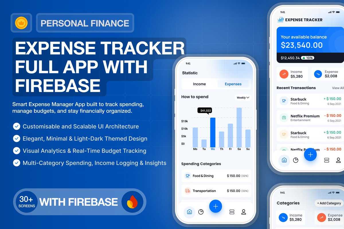 GotiAmit's tweet photo. Take control of your money with our Expense Manager App 💰
Track spending, set budgets &amp; save smarter.

#ExpenseManager  #FinanceApp #MoneyManagement #FinanceBasics  #app #appdevelopment

Clone Now:- https://t.co/LYnhQE3RgW
For Custom App Development :-gotiamit2015@gmail.com https://t.co/vXmY4YDLEe