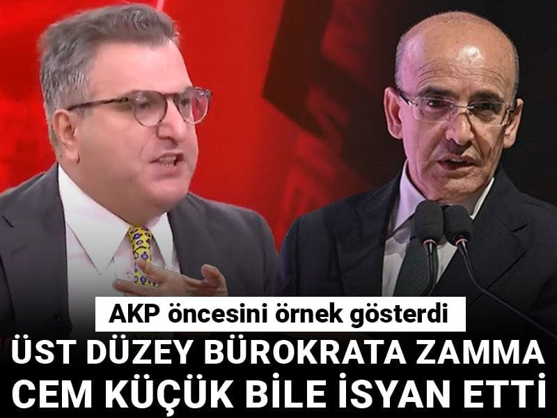 Üst düzey bürokrata zamma Cem Küçük bile isyan etti

"Yapacaksan bütün memurları, işçileri ve emekliyi rahatlatman gerekir. Şimdi sokağa çık, emekliye ne diyeceksin?"
halktv.com.tr/siyaset/ust-du…