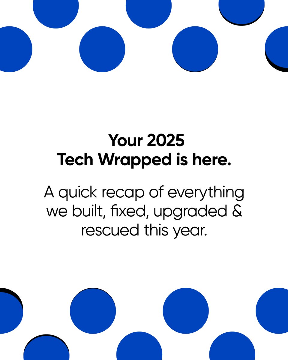 solviostech's tweet photo. 🎧 Your 2025 Solvios Wrapped is here.

A look back at the projects we shipped, the bugs we defeated, the late-night deploys we didn’t plan for… and a sneak peek into what 2026 is about to bring.

#SolviosWrapped #TechWrapped #SolviosTechnology https://t.co/HW9s40KYml