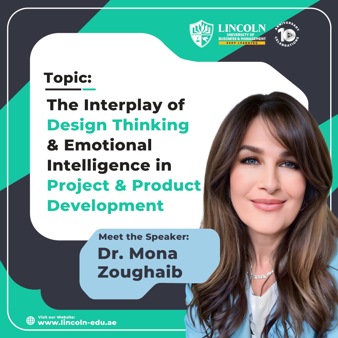 lubmmiddleeast's tweet image. LUBM Smart Talks welcomes Dr. Mona Zoughaib, a leader in Project Management with 20+ years of expertise.
Watch her explore how Design Thinking and Emotional Intelligence are reshaping modern project success. #LUBMSmartTalks 🚀
#LUBM #LUBMSmartTalks #ProjectManagement