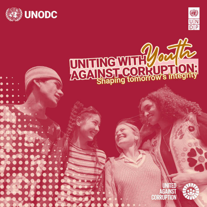 UNODC_OrgCrime's tweet photo. Corruption affects everyone, but young people bear the greatest cost.
It limits their opportunities and erodes trust in justice.
It also fuels human trafficking, placing youth at greater risk.
#UnitedAgainstCorruption