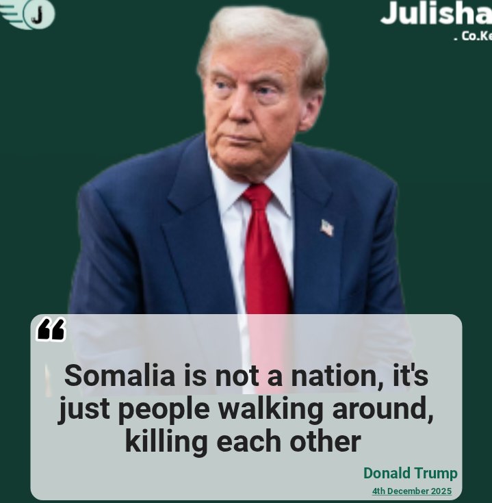 Goddie_Ke's tweet image. Donald Trump : Somalia is not a nation