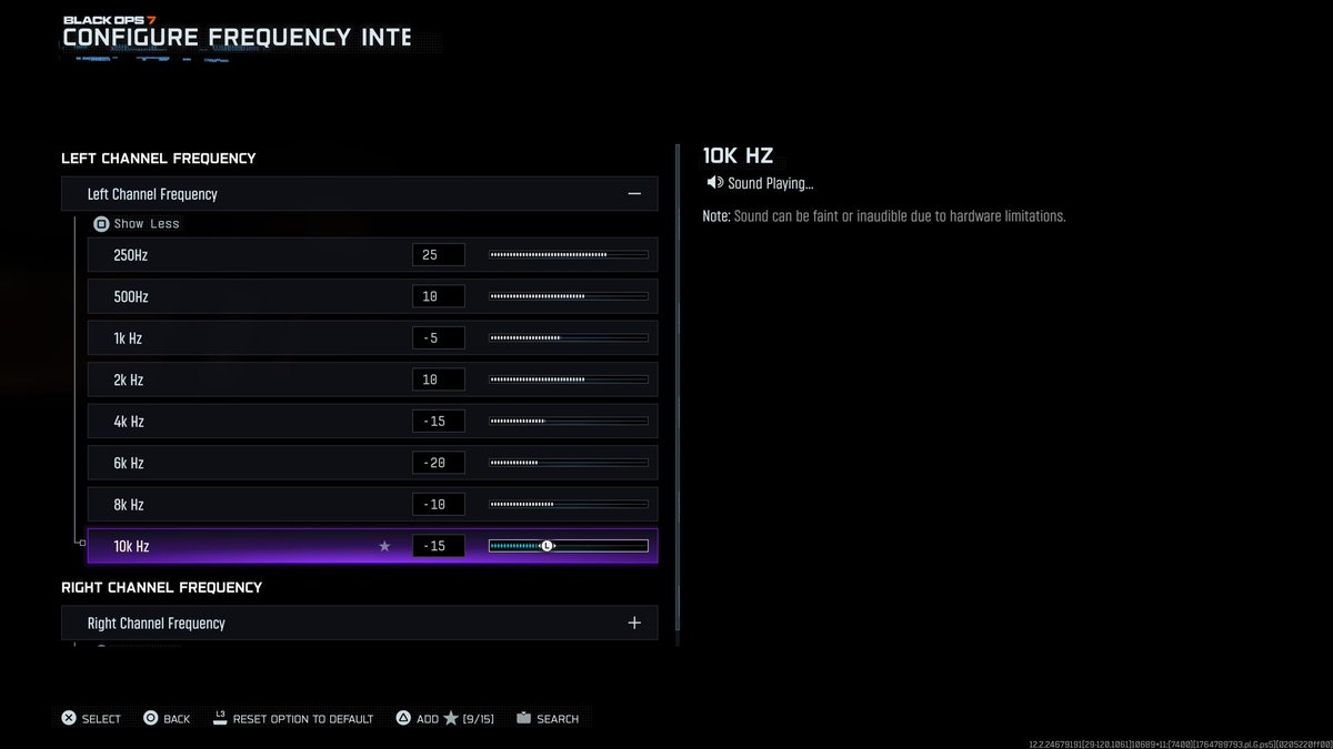 RGCream's tweet image. BEST AUDIO SETTINGS FOR SND will post different settings soon #BlackOps7 #BO7
