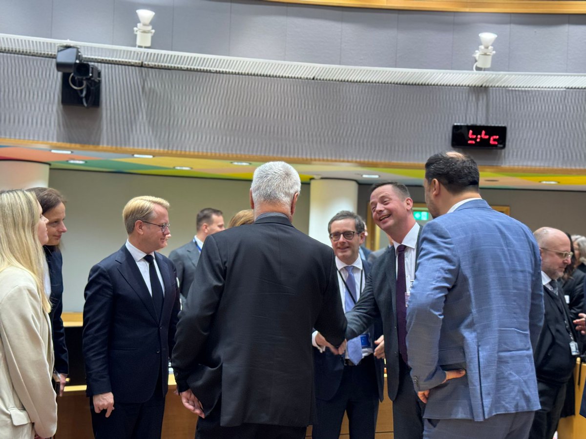 CroatiaInEU's tweet photo. At TTE #Transport,State Secretary Mihotić discussed: 
weights and dimensions for road vehicles, roadworthiness rules, #CEF &amp; more. 
🇭🇷Croatia welcomes #CEF recognition of Port Rijeka on the Baltic Sea–Adriatic Sea, Mediterranean &amp; Western Balkans-Eastern Mediterranean corridors. https://t.co/Bm53RPirnd