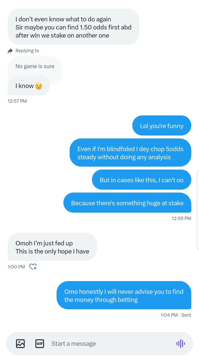 Any advice for this my bro? I wish I get spare 50k I for give am