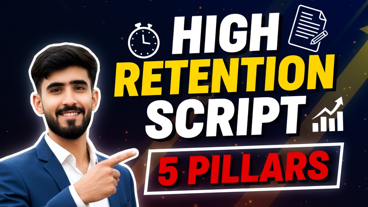 Next4Digital's tweet photo. The Five Pillars of High-Retention Scripting

📷 For full video, click the link and watch now!

https://t.co/Ros2Zgg7J9

Don't Forget Follow and Like https://t.co/3jINmmGeEM