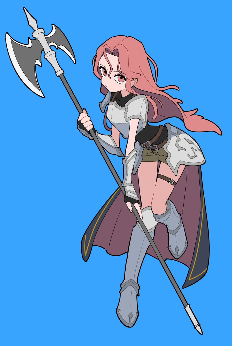 依頼を受けて赤髪の女の子（4度目）を描きました。