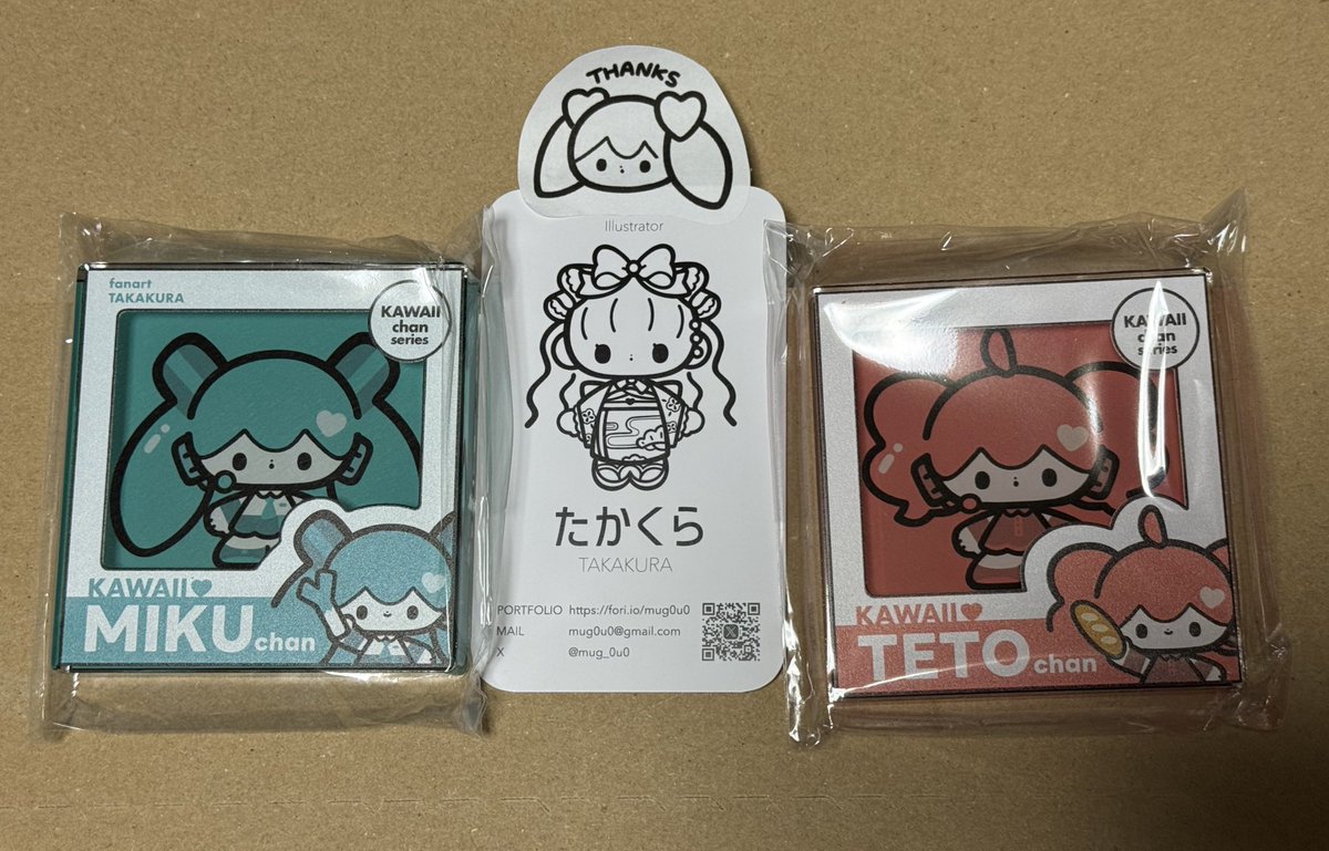 ｷﾀ━(ﾟ∀ﾟ)━!
たかくらさんの、
ミク＆テト
 #たかくら