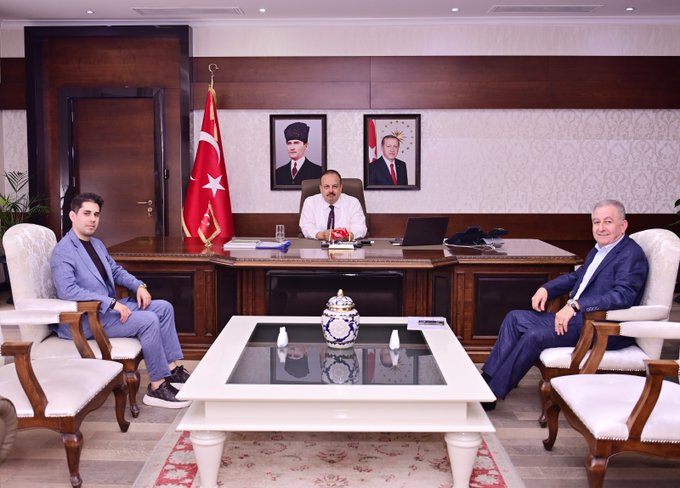 İş İnsanı Serdar Çaylı Vali Yakup Canbolat’ı Ziyaret Etti