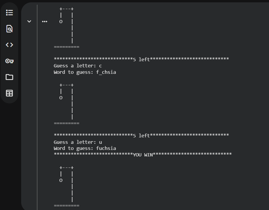 RahulRaj__15's tweet image. Day 5 Complete of  @100DaysOfCode . 

Built more beginner stuff today like hangman problem.  

Still a long way to go, but step by step 

tinyurl.com/46svt9zn  
@yu_angela   @100daysofpython   
#100DaysOfCode #pythonprogramming #GenAI #LLMs