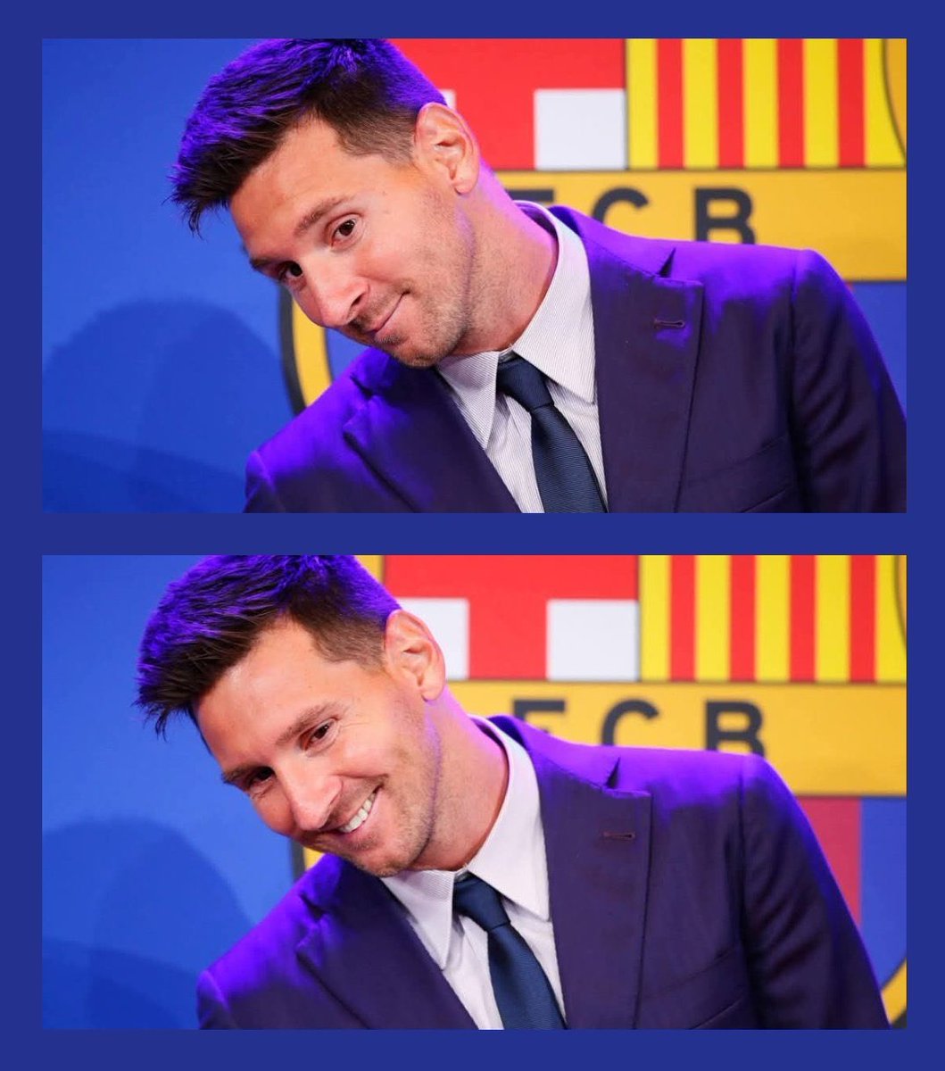 God bless the journalist who asked Messi to smile one more time.