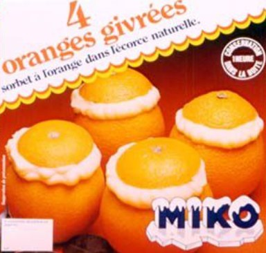 Qui a connu ces oranges givrées de la marque Miko ? 😍