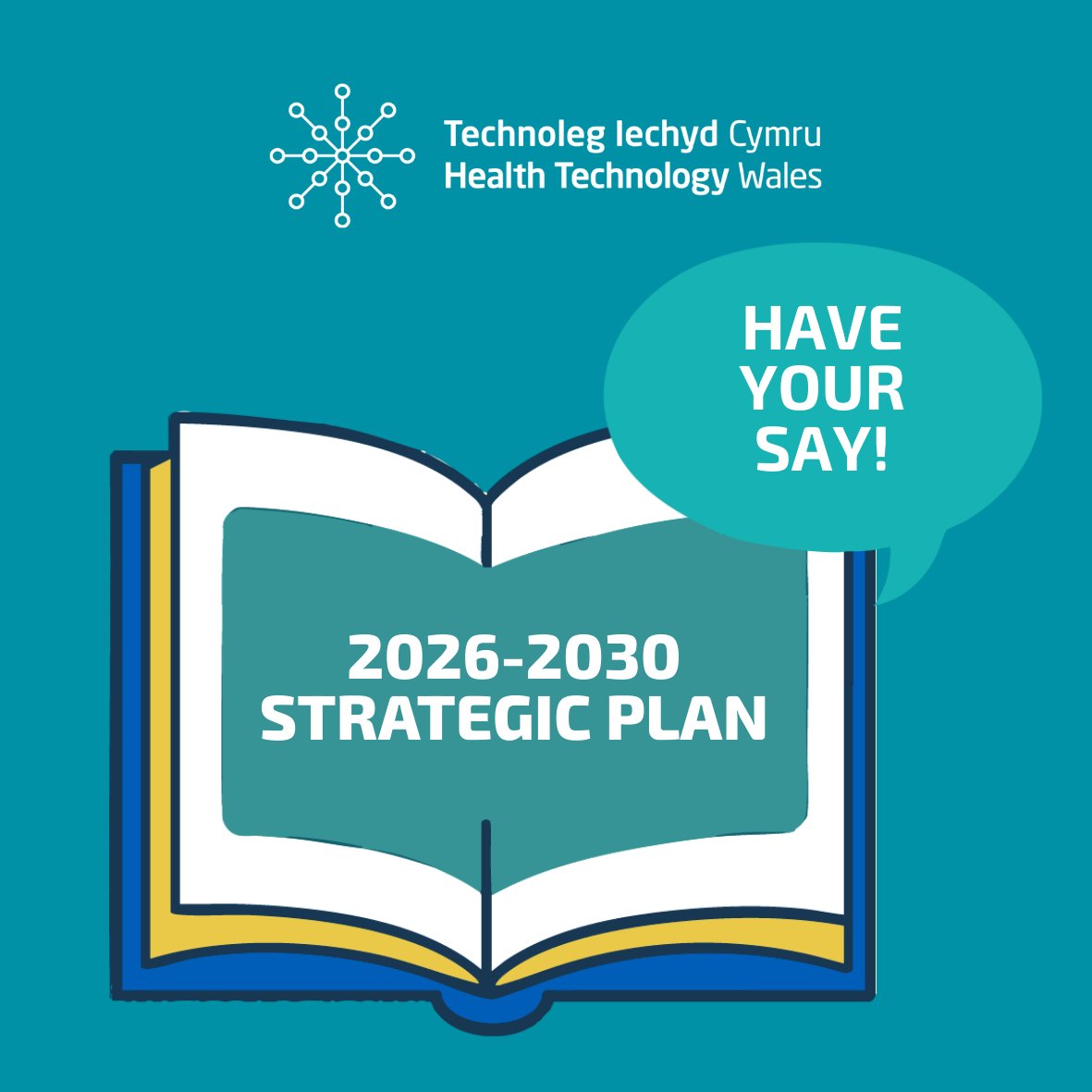 VelindreTrust's tweet photo. Would you like to have your say on the latest @HealthTechWales Strategic Plan?

Take part in the consultation on the draft plan here: https://t.co/XdeSJzTnD3 https://t.co/1qen59b9gW