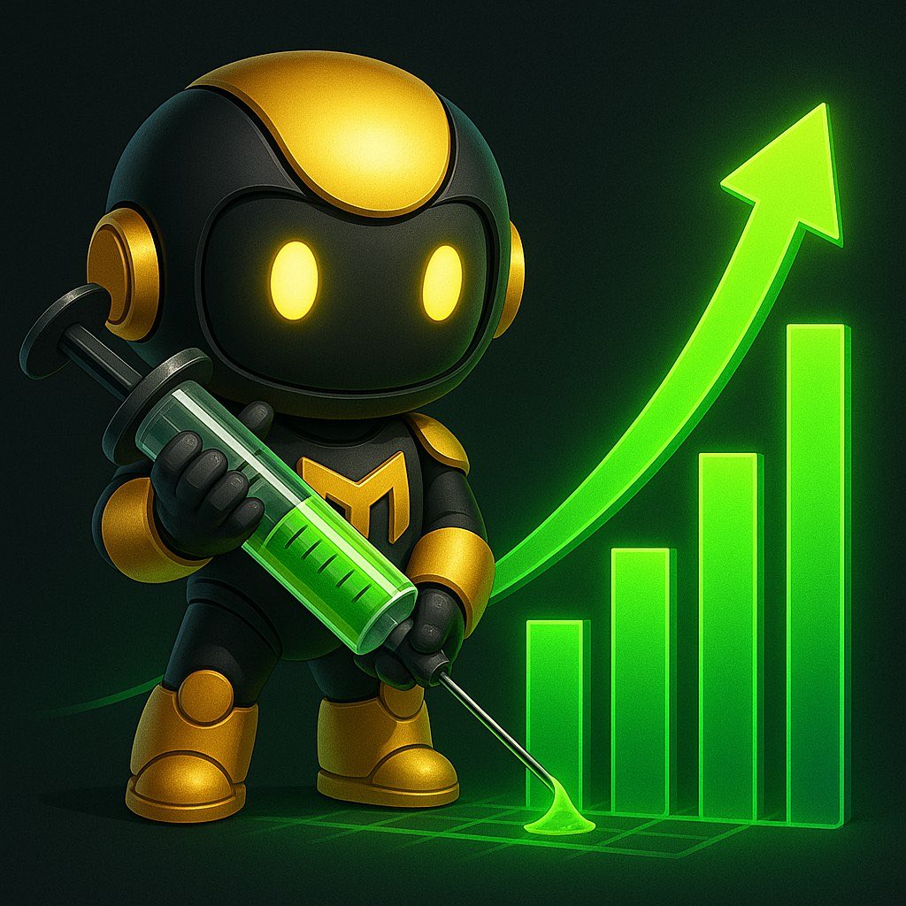 DYMXCOIN's tweet photo. DYMX doesn’t live on promises — it lives on profit.
The monthly injections are already showing up on the chart, all coming from the company’s real operating revenue.

While many tokens survive on narrative, DYMX delivers cash flow, consistency, and continuous growth.
Anyone paying attention already knows: this is different.

Position yourself now… we’re just getting started.

#DYMX #Crypto #AITrading #RWA