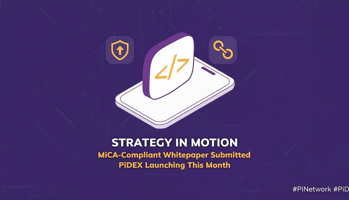 coffeedosa's tweet image. ⚠️ Not an official announcement
A community source suggests that PiDEX may launch this month
alongside a MiCA-compliant whitepaper submitted to EU regulators.

📌 Nothing is confirmed yet.
But momentum and direction seem increasingly clear.
#PiNetwork #PiDEX #MiCA #OnChainEconomy