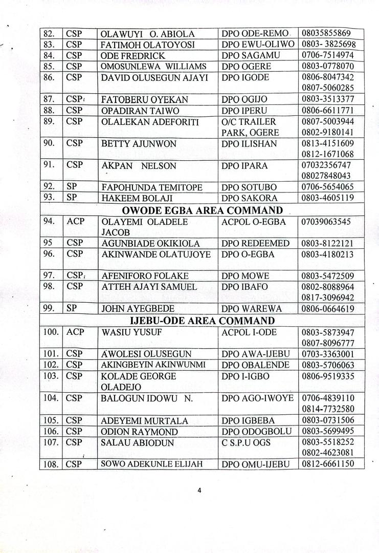 OgunPoliceNG's tweet photo. TELEPHONE DIRECTORY: “This update is intended to strengthen communication and foster greater collaboration between the police and the community. https://t.co/J8QRmaBksC