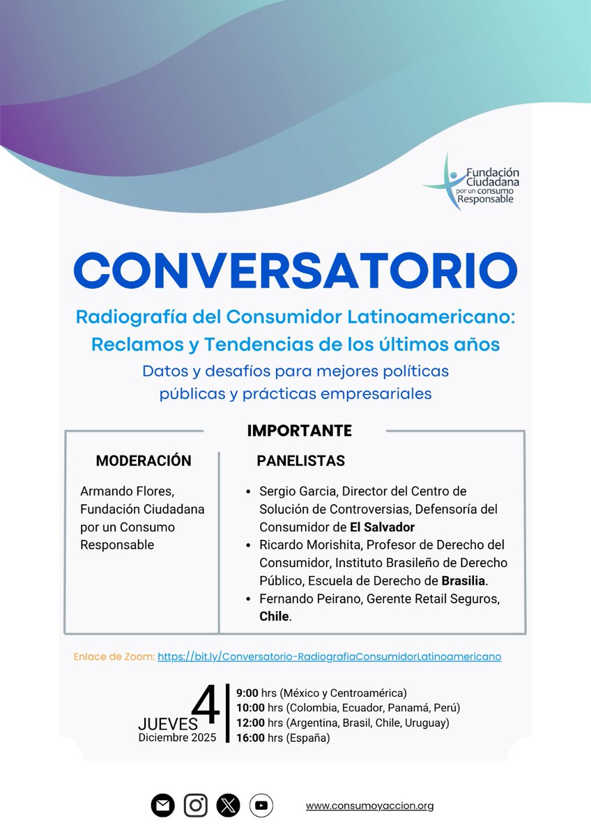 Gracias <a href="/FACUA/">FACUA</a> <a href="/ConsumoyAccion/">Fundación Ciudadana por un Consumo Responsable</a> Hoy desde #SanMiguel #Argentina estaré participando <a href="/LaUnionUyC/">La Unión de U. y C.</a>