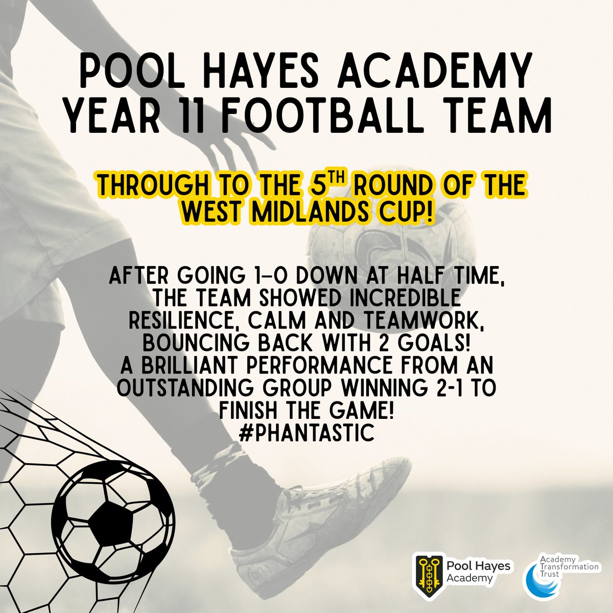 Big shout out to our Year 11 Football Team! ⚽️🏆
#PHAProud #PHAntastic #PHAmily