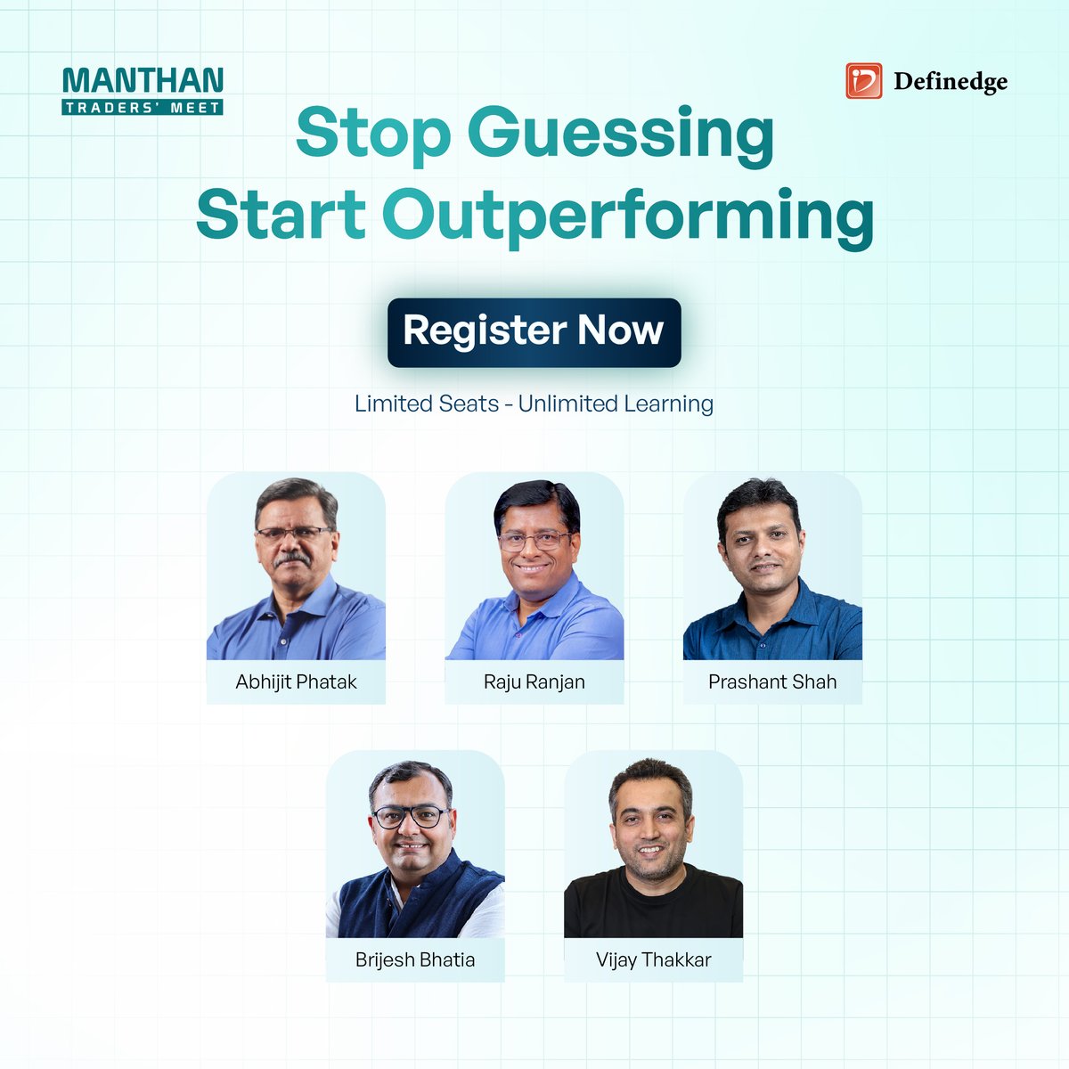 Definedge's tweet image. PUNE Traders, let’s cut the noise! 
Manthan is coming to Pune

Book Now - definedge.com/manthan-city/
6th Dec | Tarawade Clarks Inn

Learn how to analyse, trade and automate momentum opportunities in stocks, derivatives &amp;amp; options using structured, noiseless techniques with an…
