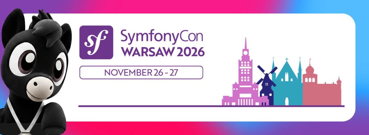 symfonycon's tweet image. 🎉We already have our next #SymfonyCon stop for you!✨

💜Get ready for: Warsaw, Poland 2026!
Where the very first SymfonyCon took place back in 2013 💙

🎟️Get your tickets: live.symfony.com
Don’t miss the chance to connect with the Symfony community again ! 🎊

#Symfony